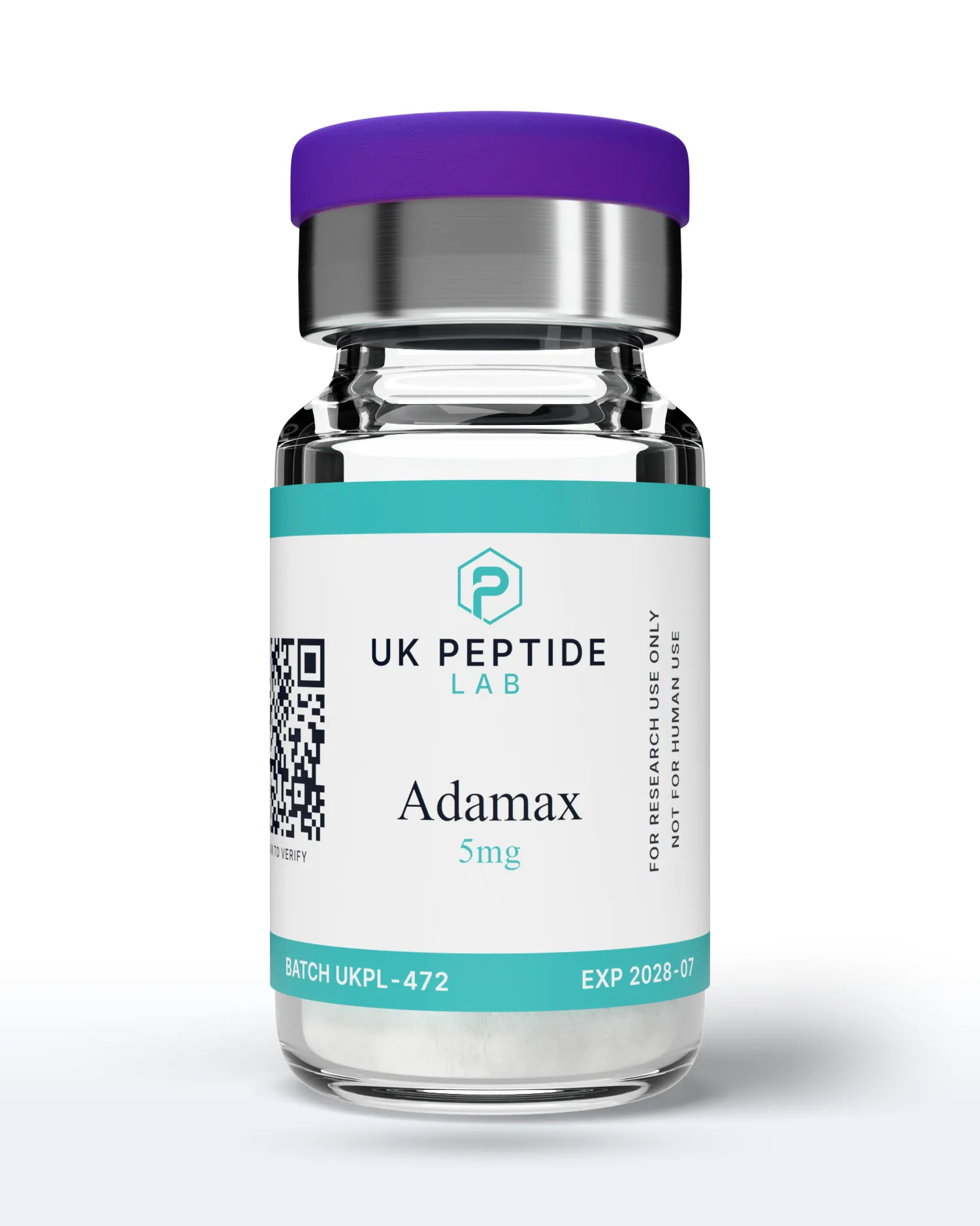 Adamax 5mg research peptide lyophilised powder