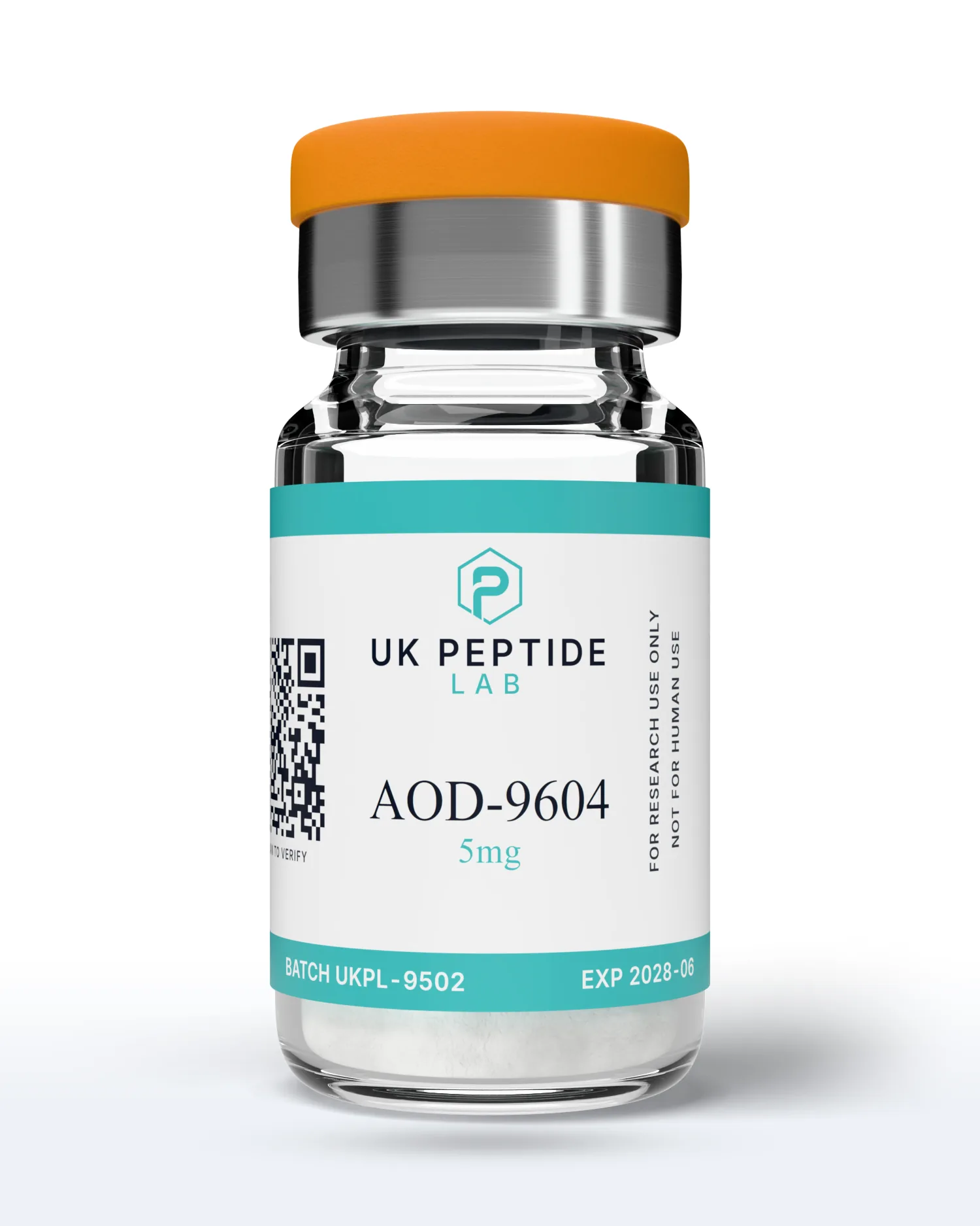 AOD-9604 5mg research peptide lyophilised powder