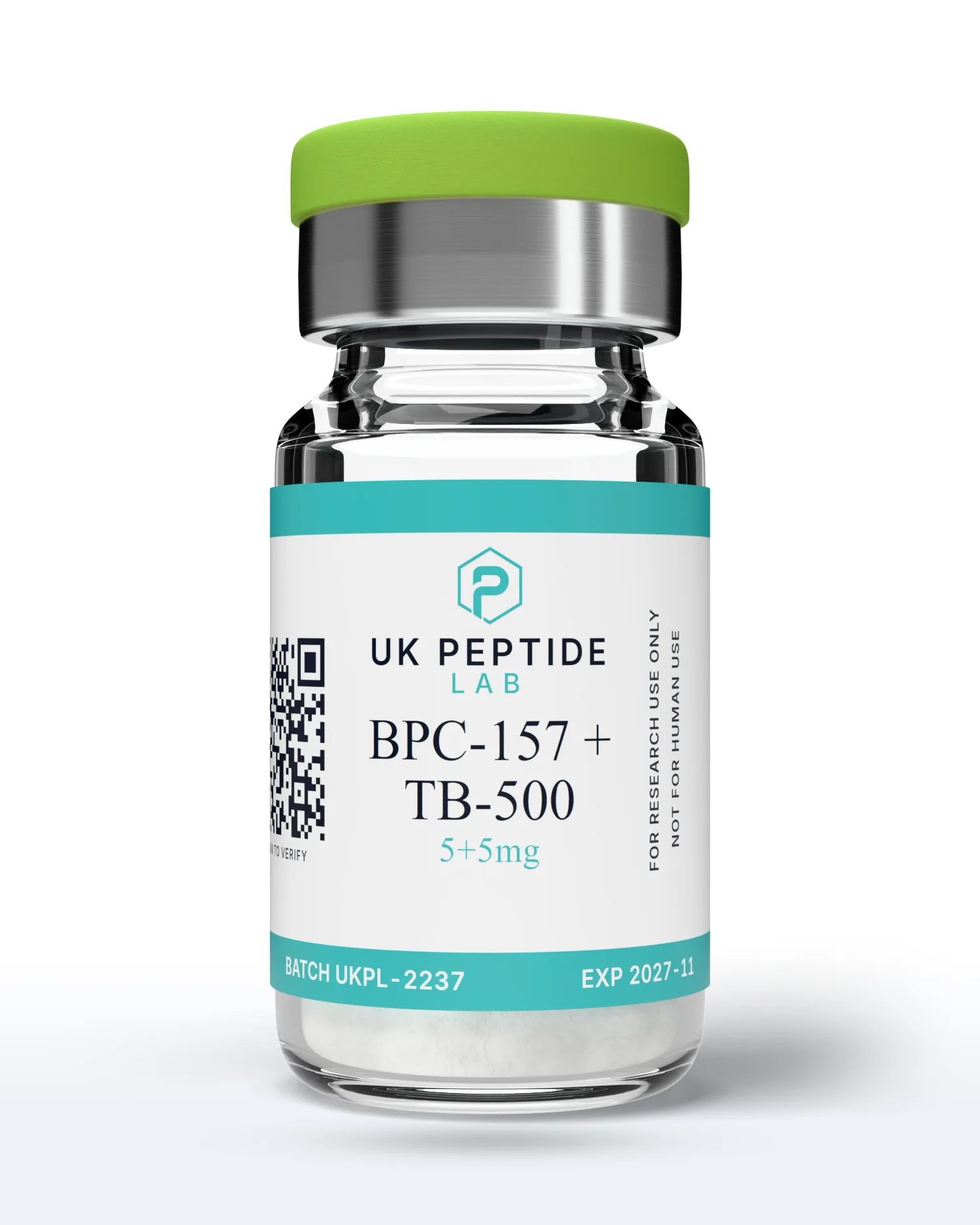 BPC-157 + TB-500 5+5mg research peptide lyophilised powder