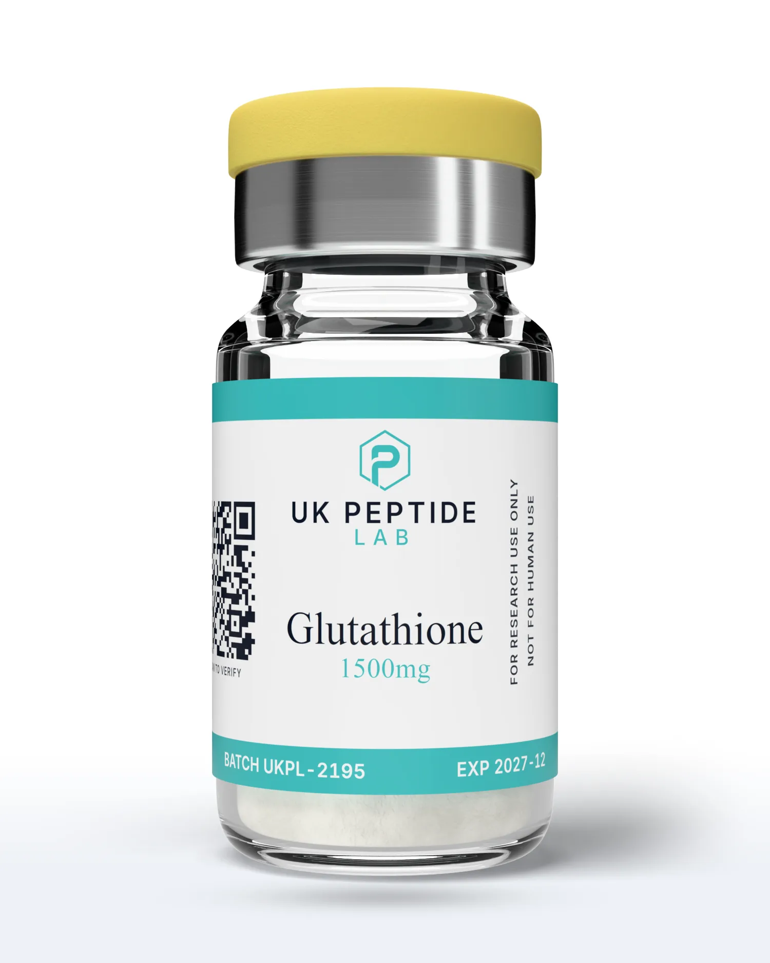 Glutathione 1500mg research peptide lyophilised powder