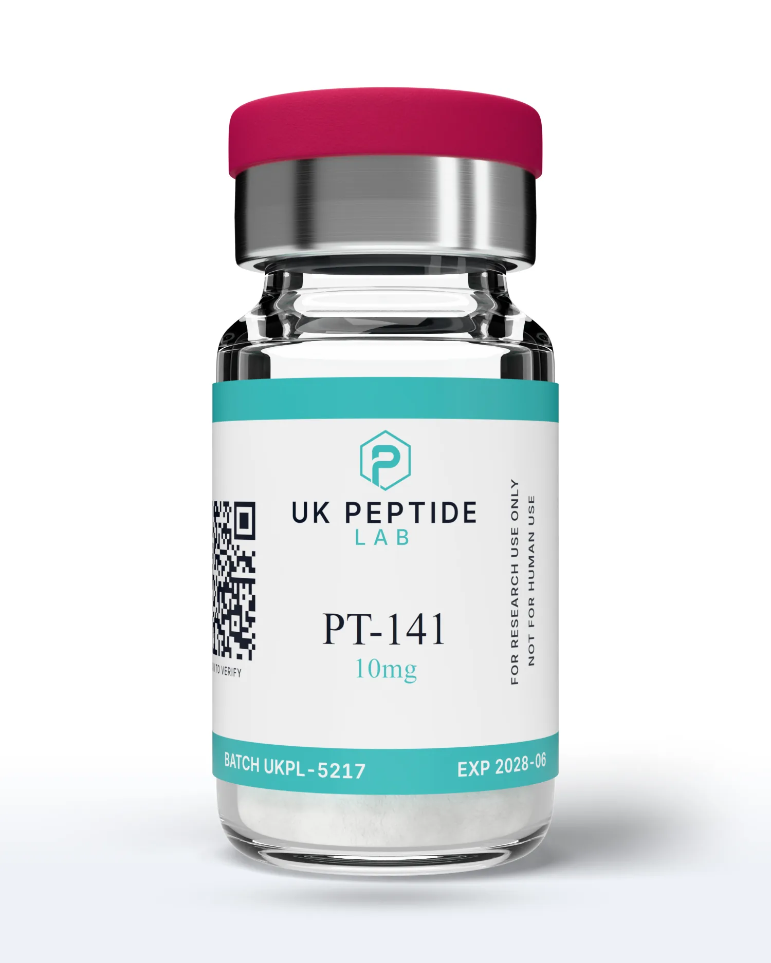 PT-141 10mg research peptide lyophilised powder