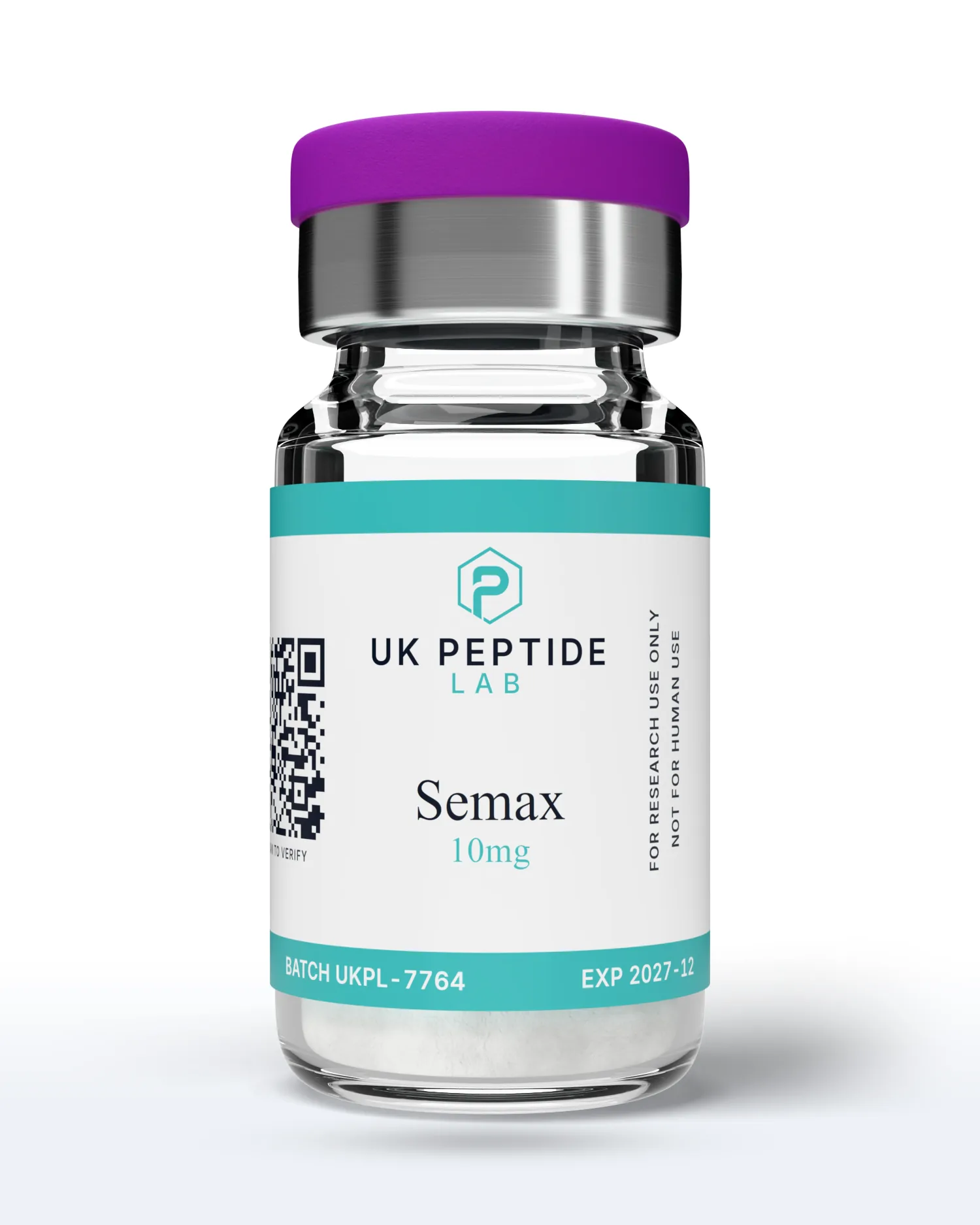 Semax 10mg research peptide lyophilised powder