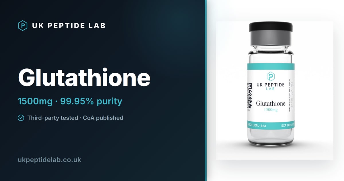 Buy Glutathione (GSH) UK | 1500mg Antioxidant Tripeptide